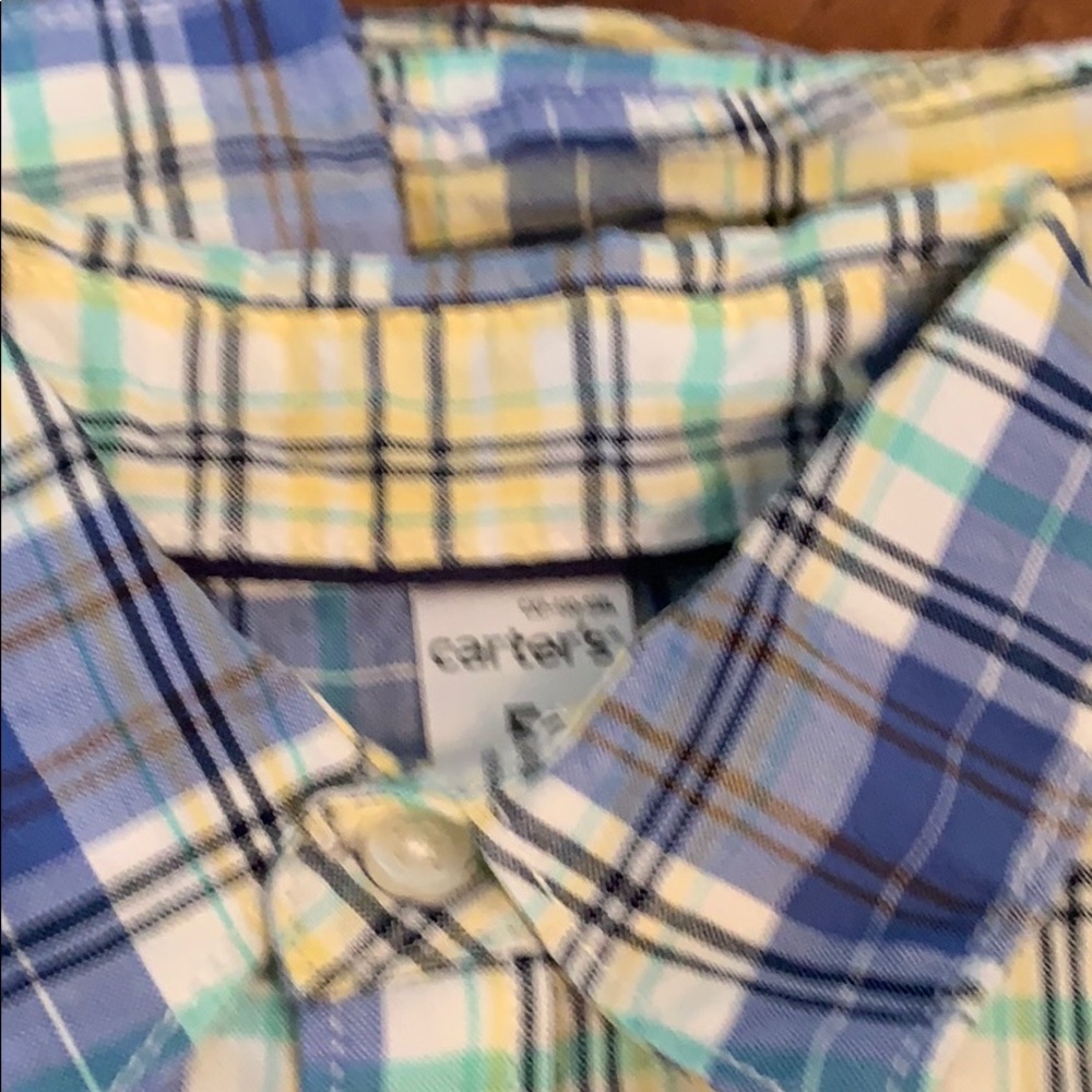 Carter’s size 5 T button up shirt and Khakis - Picture 3 of 4